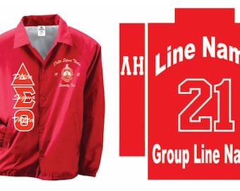 Delta Sigma Theta Customized Coach Jacket. Special Pricing ends Sunday!