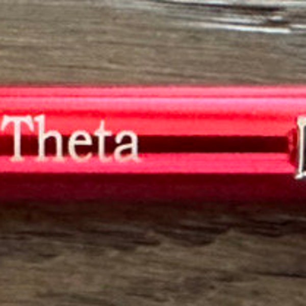 Delta Sigma Theta “Custom” LED Pen Light-Push Button On & Off - Black Friday SALE!