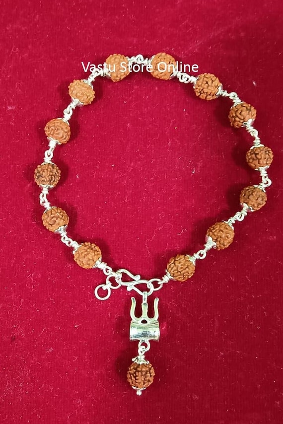 Buy Rudraksha and Red Sandal Bracelets Online