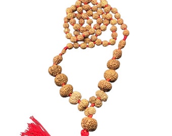 1-14 Mukhi, Ganesh, Gaurishankar Indonesian Rudraksha Siddha Mala (10mm to 15mm size)