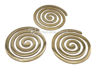 Brass Helix Vastu Remedies For North West Defects - Set of 3