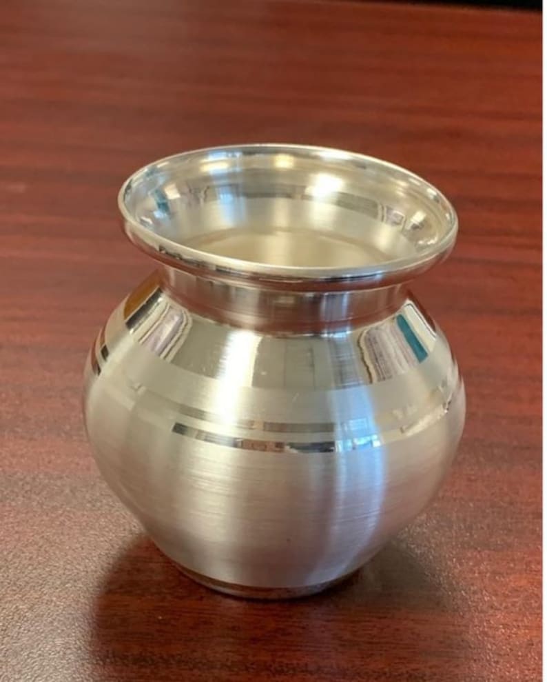 Pure Silver Kalash for Pooja Mandir Lota With BIS Hallmark Etsy