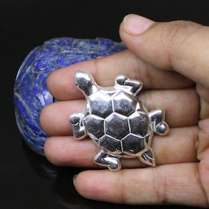 92.5 Pure Silver Tortoise Turtle for Vastu Improvement