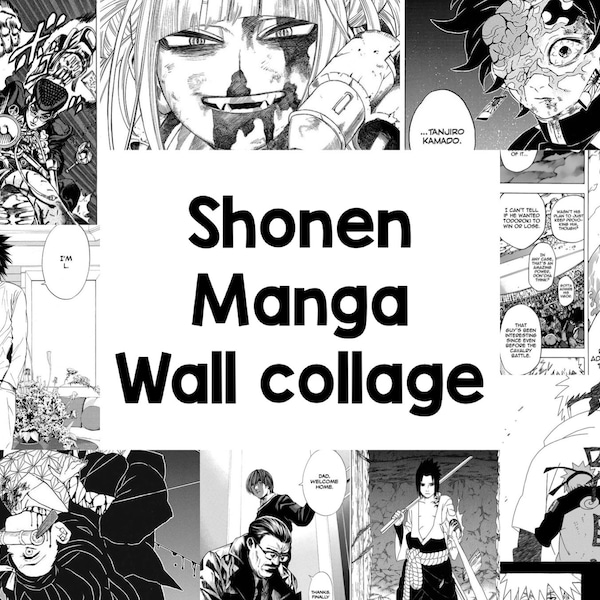 Anime Manga Panel Wall Art - Etsy