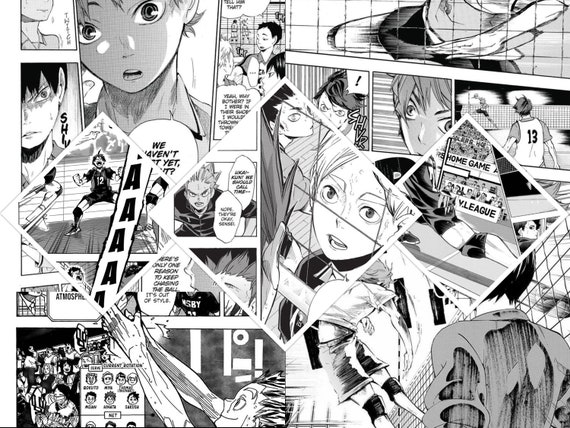 DIGITAL 144 PCS Manga Panel Wall Collage, Anime Wall Collage Kit
