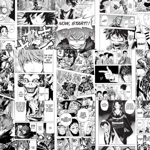 200pcs Shonen Manga Wall Collage bonus 20pcs, Anime, Manga, Aesthetic, Manga Wall, Manga Panels, Anime Manga Wall Art, Wall Decoration image 4