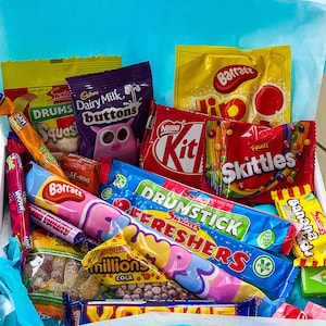 Uk Nut Free Sweet Hamper / Sweet Hamper / Nut Free Hamper / Nut Free Box / Sweet Box / Multicolore / Candy Hamper / Candy Box