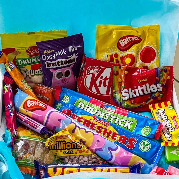 UK Nut Free Sweet Hamper/ Sweet Hamper / Nut Free / Nut Free Hamper / Nut Free Box / Sweet Box / Multicolored / Candy Hamper / Candy Box