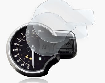 Speedometer protection film/screen protector suitable for Triumph Scrambler 400X 2024+