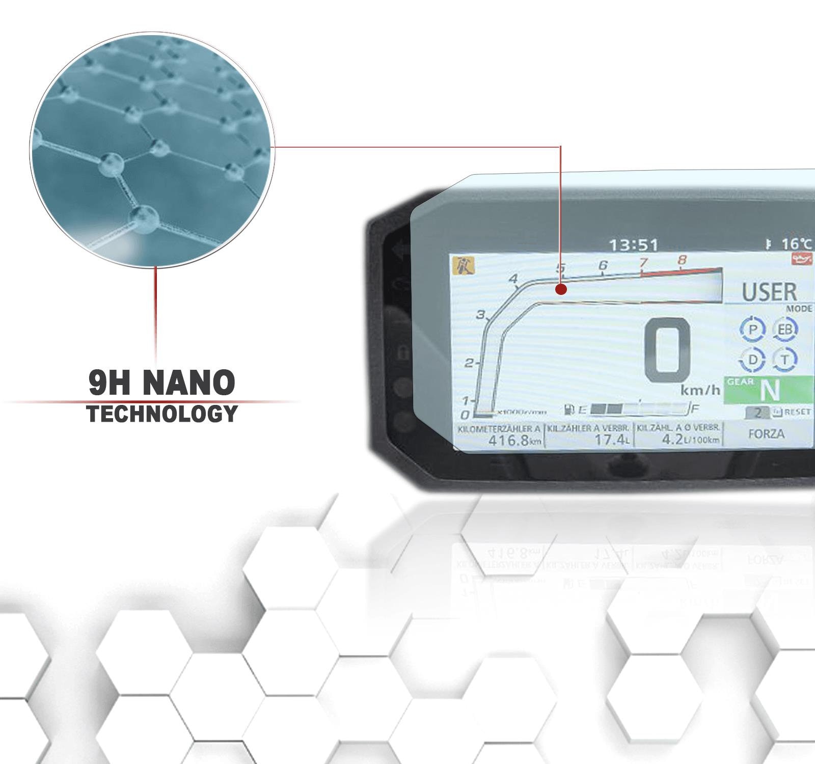 Pellicola Protettiva Per Tachimetro Honda XL750 Transalp 2023 - Anti Graffi E Anti Riflesso - Foto 7