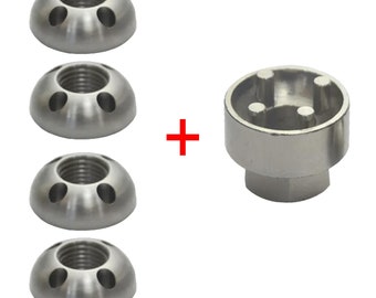 Stainless steel anti-theft nuts M6-M10 | For car & home