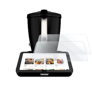 Schutzfolie passend  für Thermomix TM7,  Thermomix Zubehör, 2 Stück Touchfunktion Schutzfolie , Langlebig Kratzfest Spühlmasschinenfest