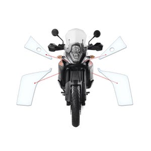 Lámina protectora de pintura antigravilla, protección contra arañazos, protector de depósito transparente KTM ADVENTURE 1050
