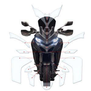 Paint protection & tank protection film for Ducati Multistrada 1260/1260S 2018+ Scratch protection, stone chip protection, motorcycle film