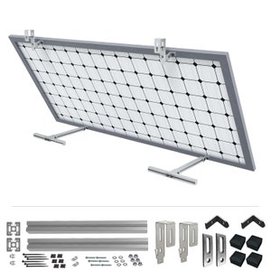 Balcony power plant attachment balcony with inclination angle for balcony railing complete set