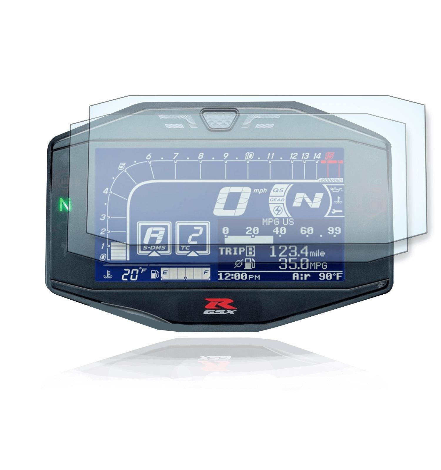 Kawasaki Z900RS instrument cluster dashboard speedo screen protector  protection film kit.
