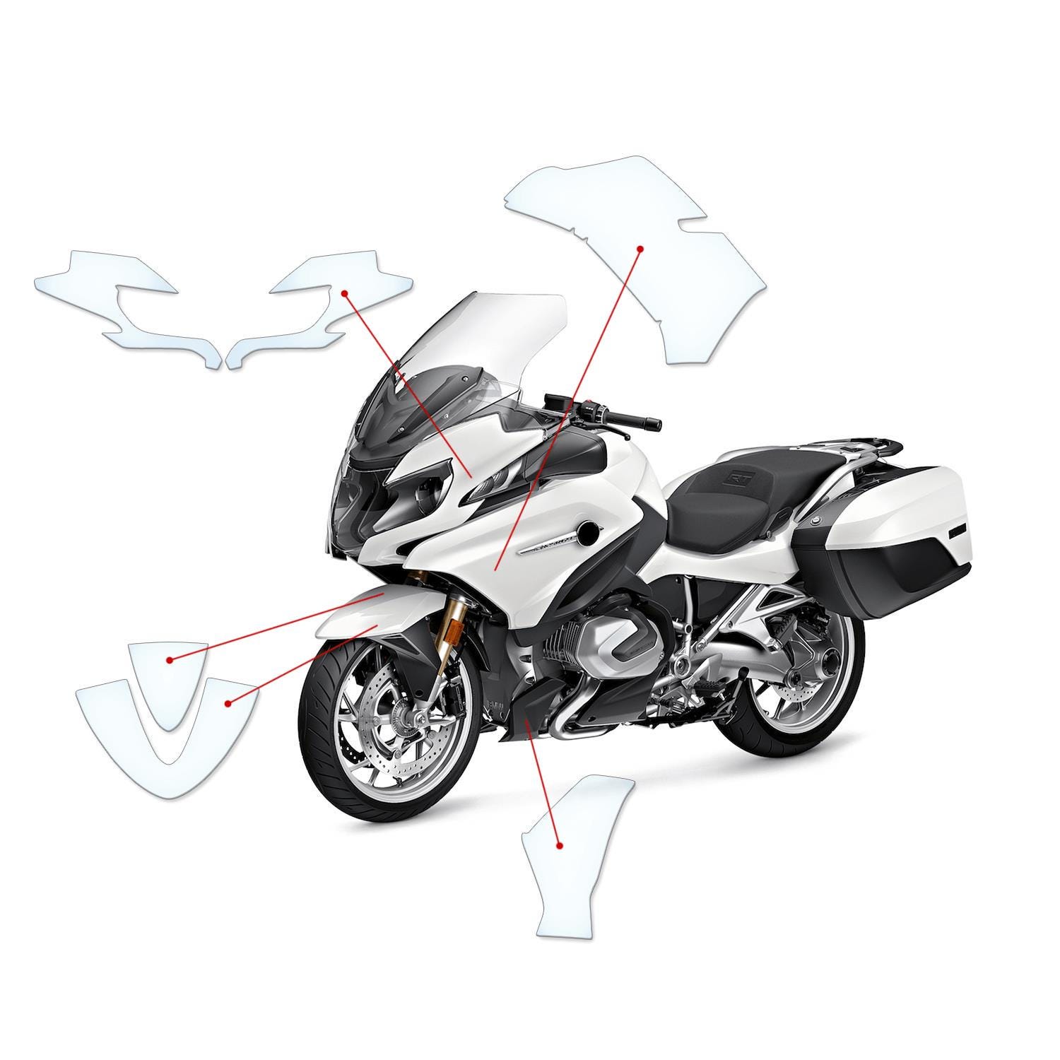 Kit adhésifs autocollants K1200GT, autocollants K1200gt, autocollants