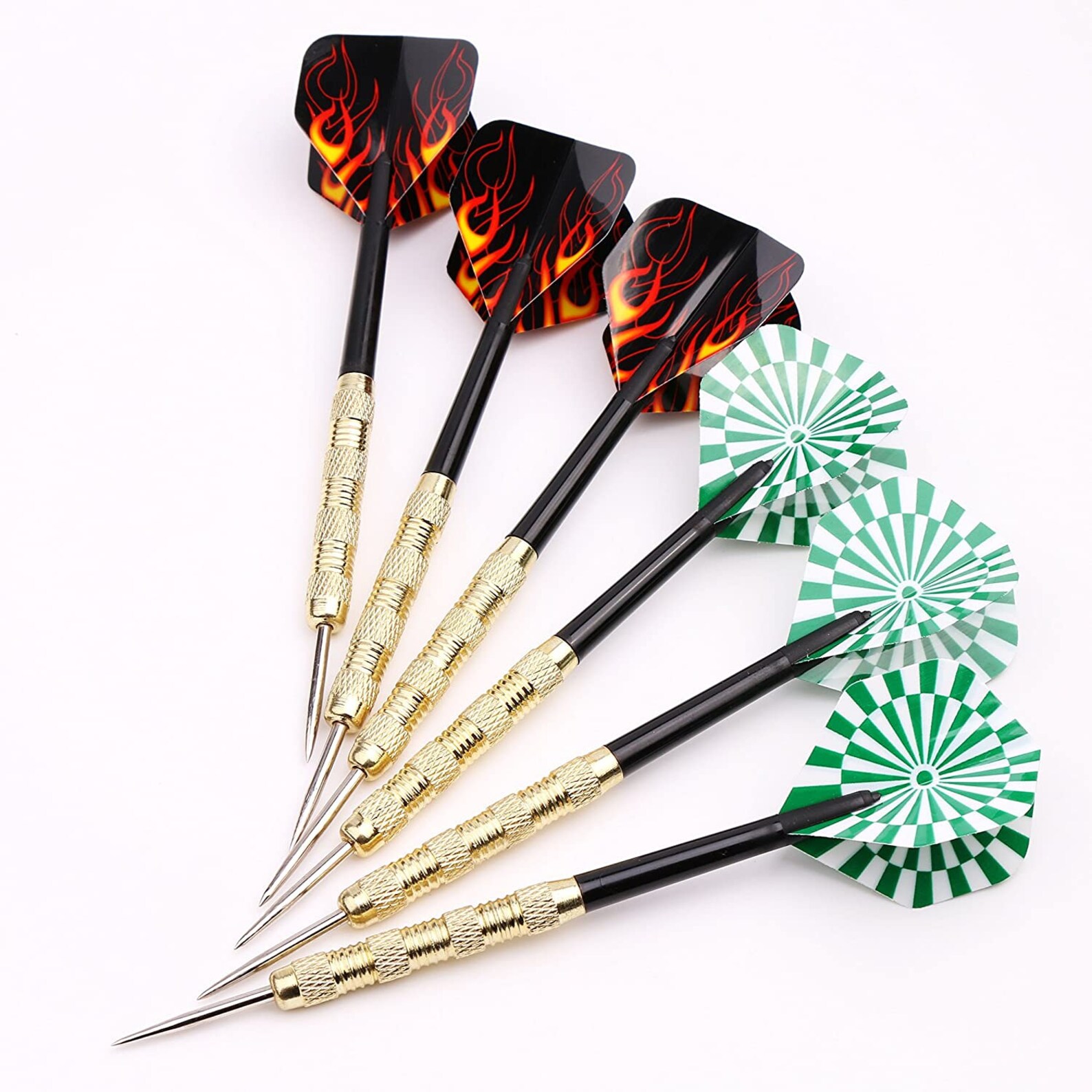 8 Packs of Steel Tip Darts Set Slim Barrel with PVC Dart Etsy