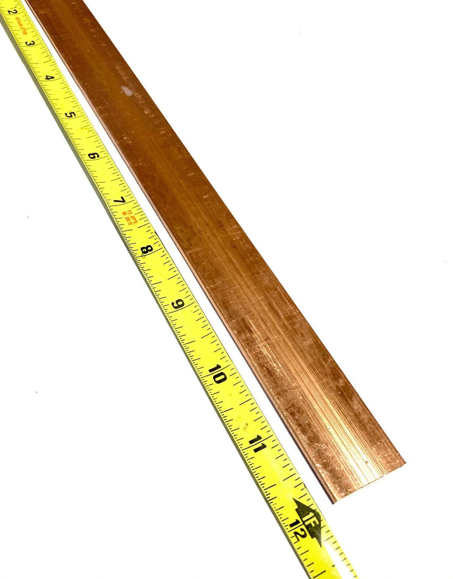 1/8 x 1 C110 COPPER FLAT BAR 12 long Solid Etsy