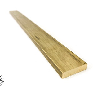 4 Pieces 1/4" X 1/4" C360 BRASS SQUARE BAR 12" Long Solid .250" Mill Stock H02