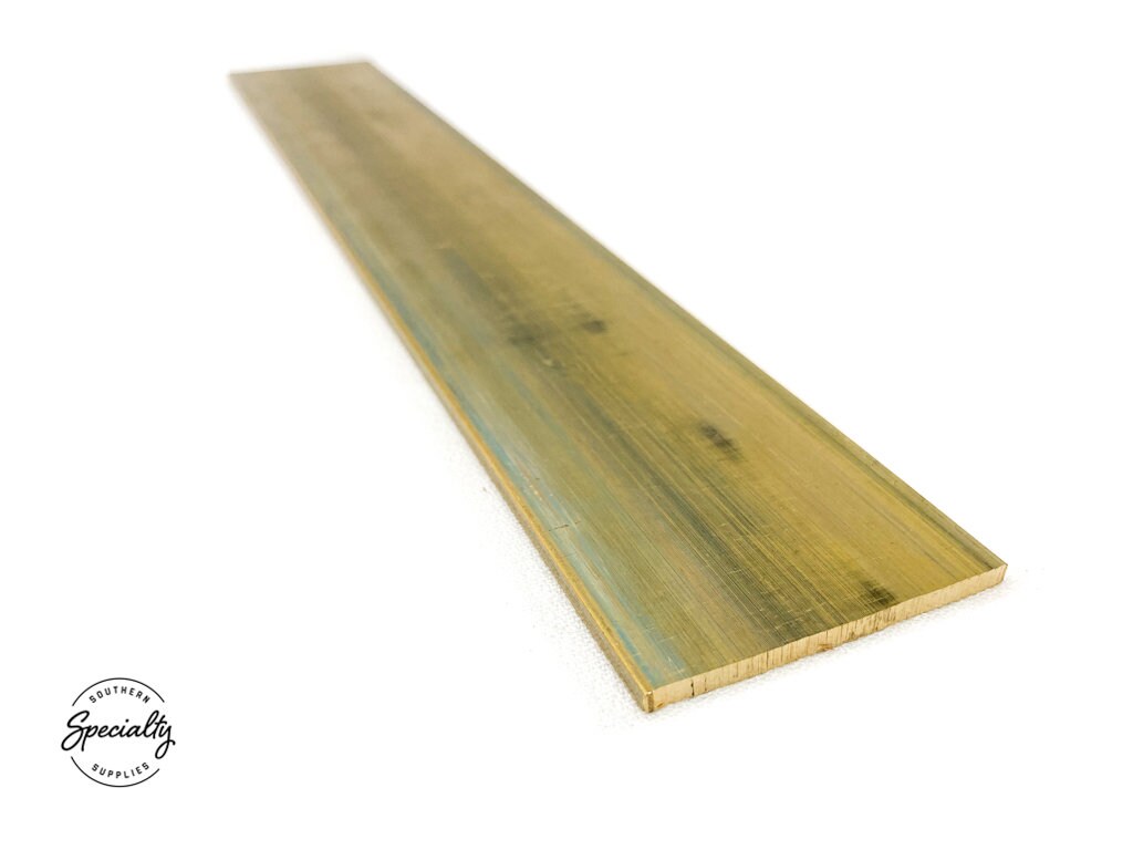 1/8 X 2 C360 BRASS FLAT BAR 12 Long Solid .125 Plate Mill Stock H02 Etsy
