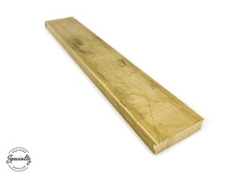 New 1/4 x 2 Brass Flat BAR 16 Long Solid .250 Plate Mill Stock 6DU-2327DE Warranity by KolotovichTool New 1/4 x 2 Brass Flat BAR 16 Long Solid .250 Plate Mill Stock 6DU-2327DE Warranity by KolotovichTool