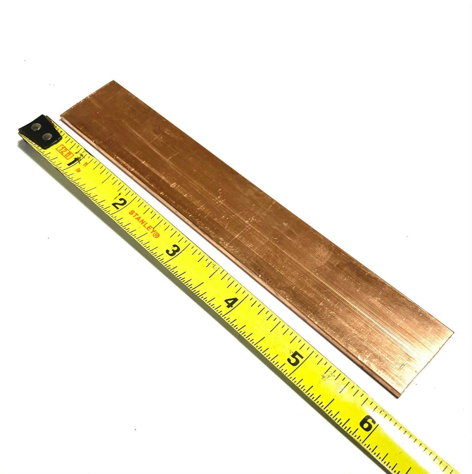 1/8 x 1 C110 COPPER FLAT BAR 6 long Solid Etsy