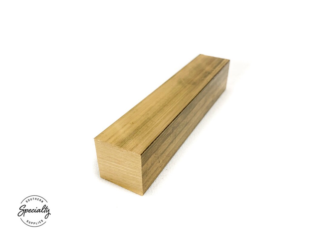 1 X 1 C360 BRASS SQUARE BAR 5 Long Solid 1.00 Flat Mill Stock H02 Etsy