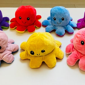 happy angry stuffed octopus