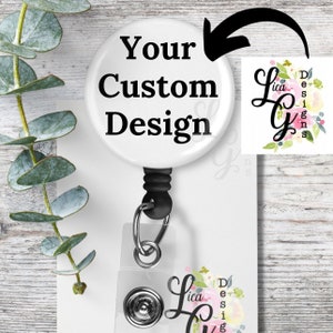 Custom Badge Reel Custom Photo Badge Reel Custom Logo Badge Reel Personalized Badge Reel Custom Lanyard Nurse Gift Teacher Gift