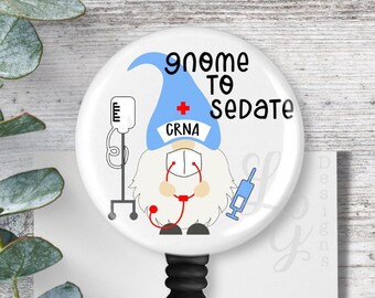 Anesthesia Badge Reel CRNA Badge Reel MDA Badge Clip Lanyard Retractable Badge Holder Funny Nurse Badge Reel Cute Anesthesia Gift CRNA Gift