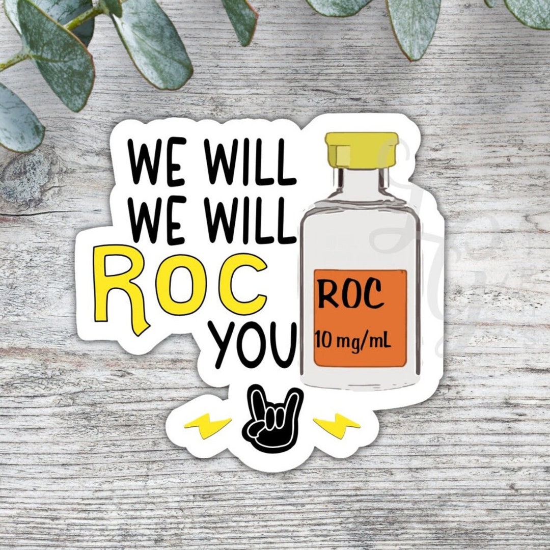 Za Roc Sticker We Will Roc You Sticker/Anesthesia Sticker/CRNA Sticker/Vinyl Sticker ...