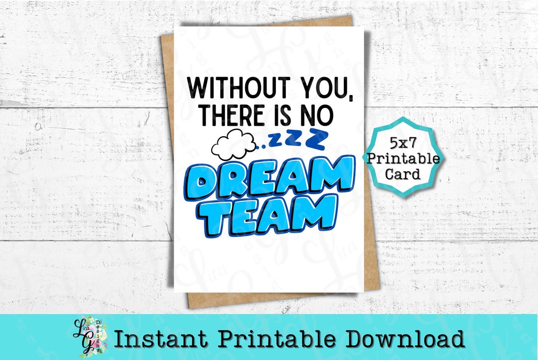 Anesthesia Printable Card Instant Digital Download Dream Team Anesthesia Tech Card Rocuronium