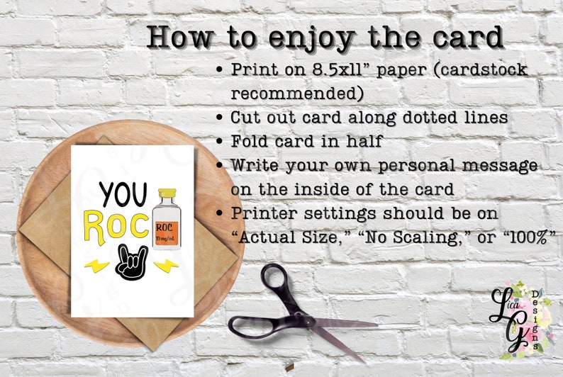 Anesthesia Printable Card Instant Digital Download You Roc Etsy