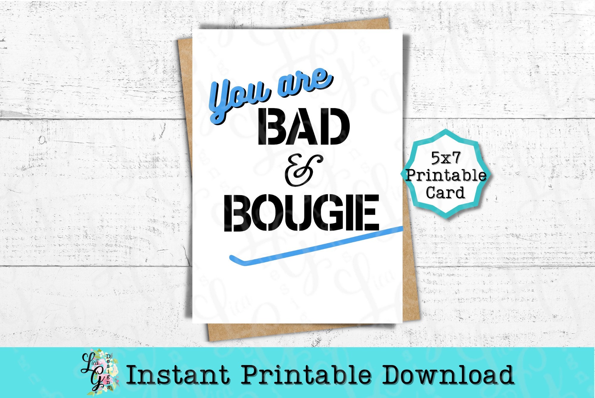 Anesthesia Printable Card Instant Digital Download Bad & Bougie Anesthesia Tech Card Rocuronium Card Thank you CRNA Card Anesthesia Card