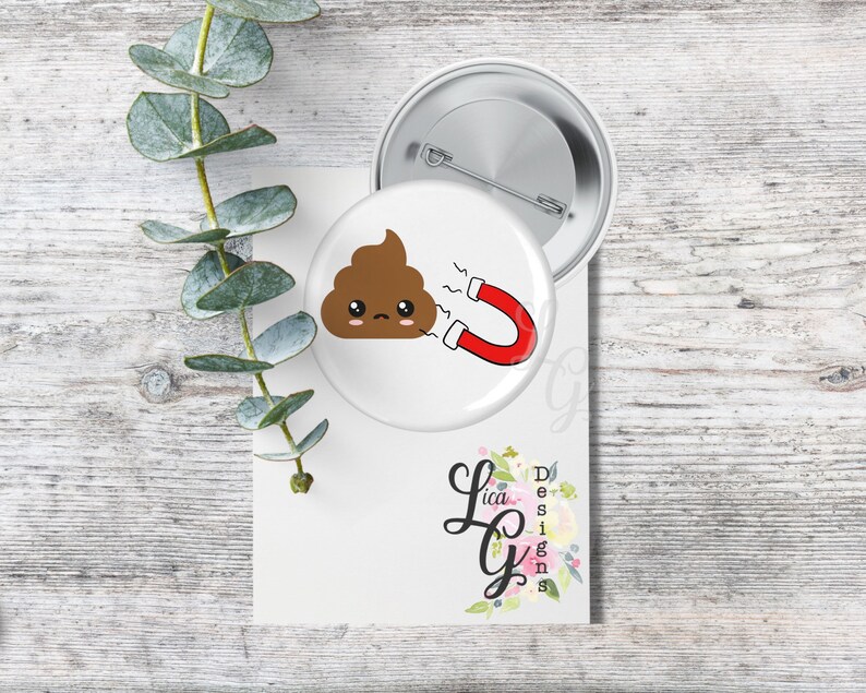 Shit Magnet Funny Pin Funny Magnet Button Pin Funny Keychain - Etsy