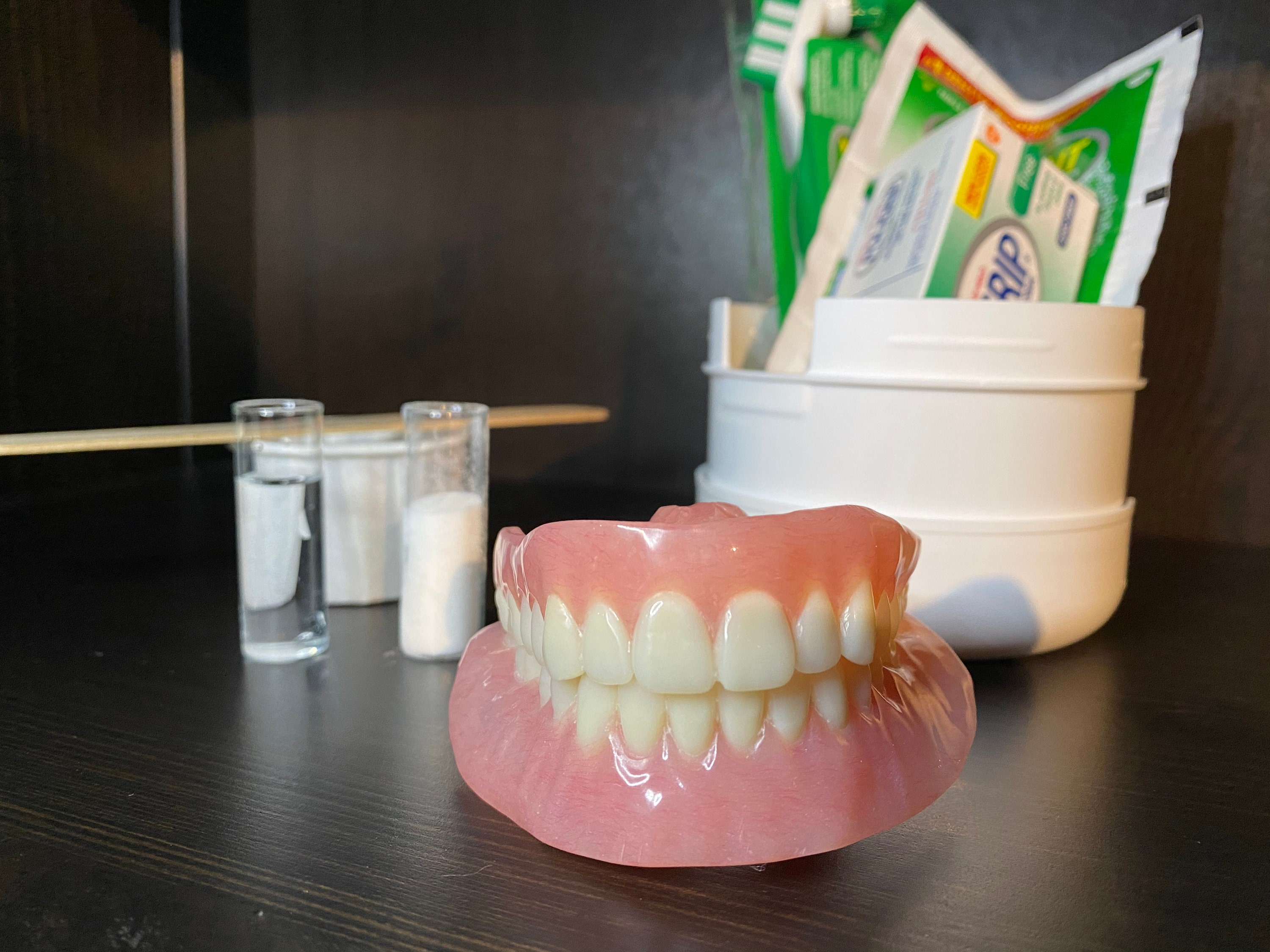 Full upper and lower Dentures with liner Etsy