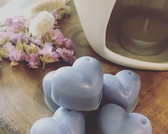 Handpoured FIG & CASSIS heart soy wax melts / soy melts / soy wax / eco friendly / handpoured / scented wax melts / vegan