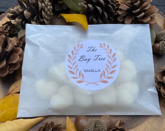 Vanilla heart soy wax melts / natural heart wax melts / soy wax / wax melts / eco friendly / hand poured / scented wax melts / vegan