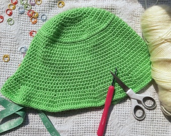 Enkelt mönster för bucket hat