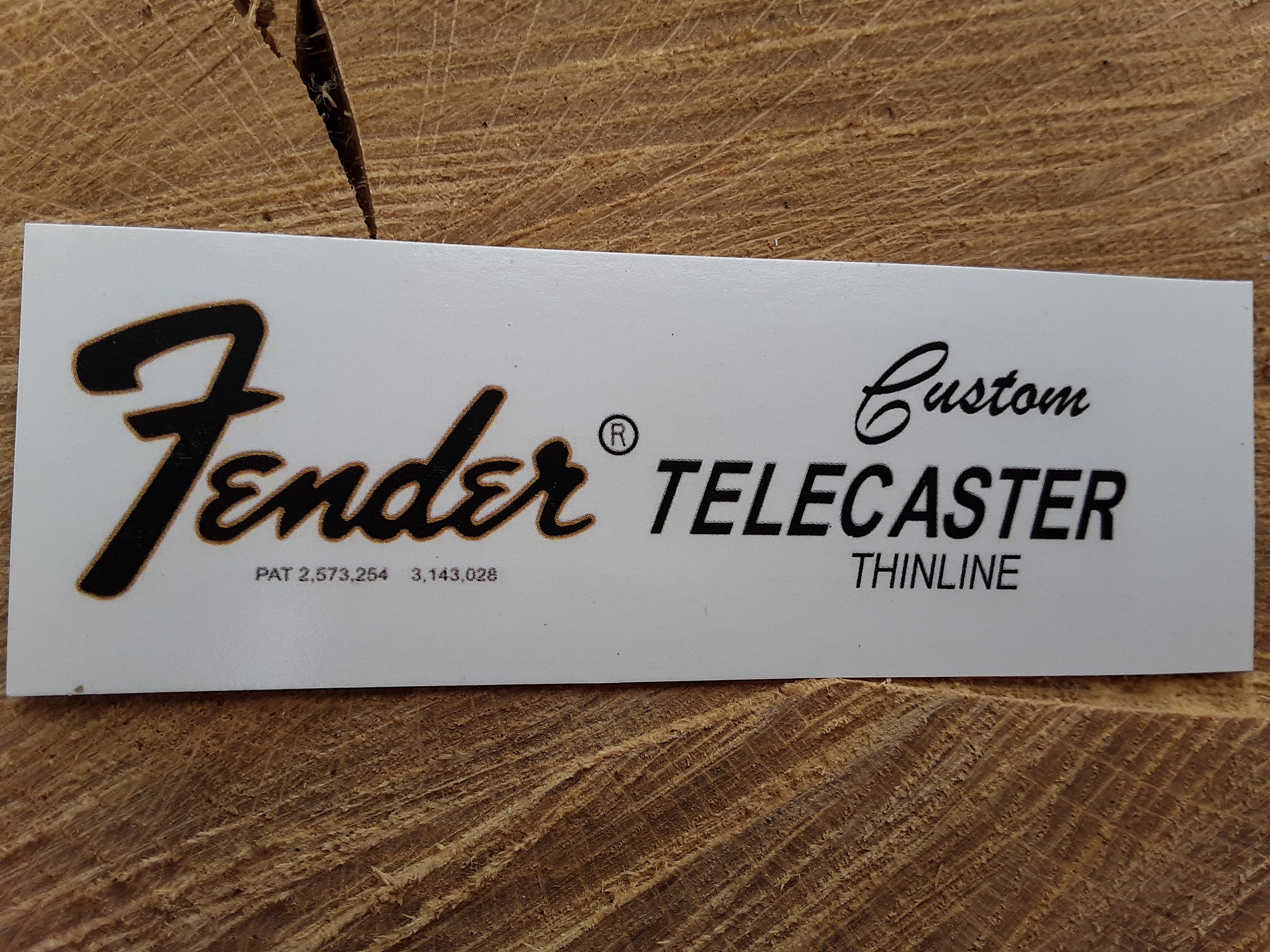 Fender Telecaster CUSTOM Guitar Head Stock Waterslide Decal Etsy