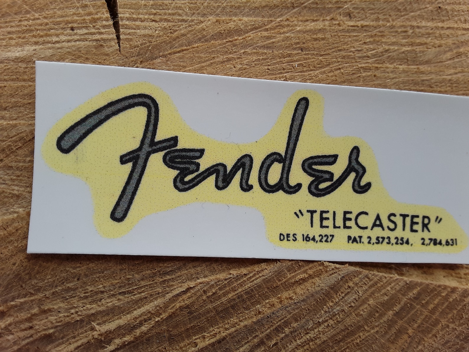 Fender Telecaster Guitar Head Stock Waterslide Decal Etsy