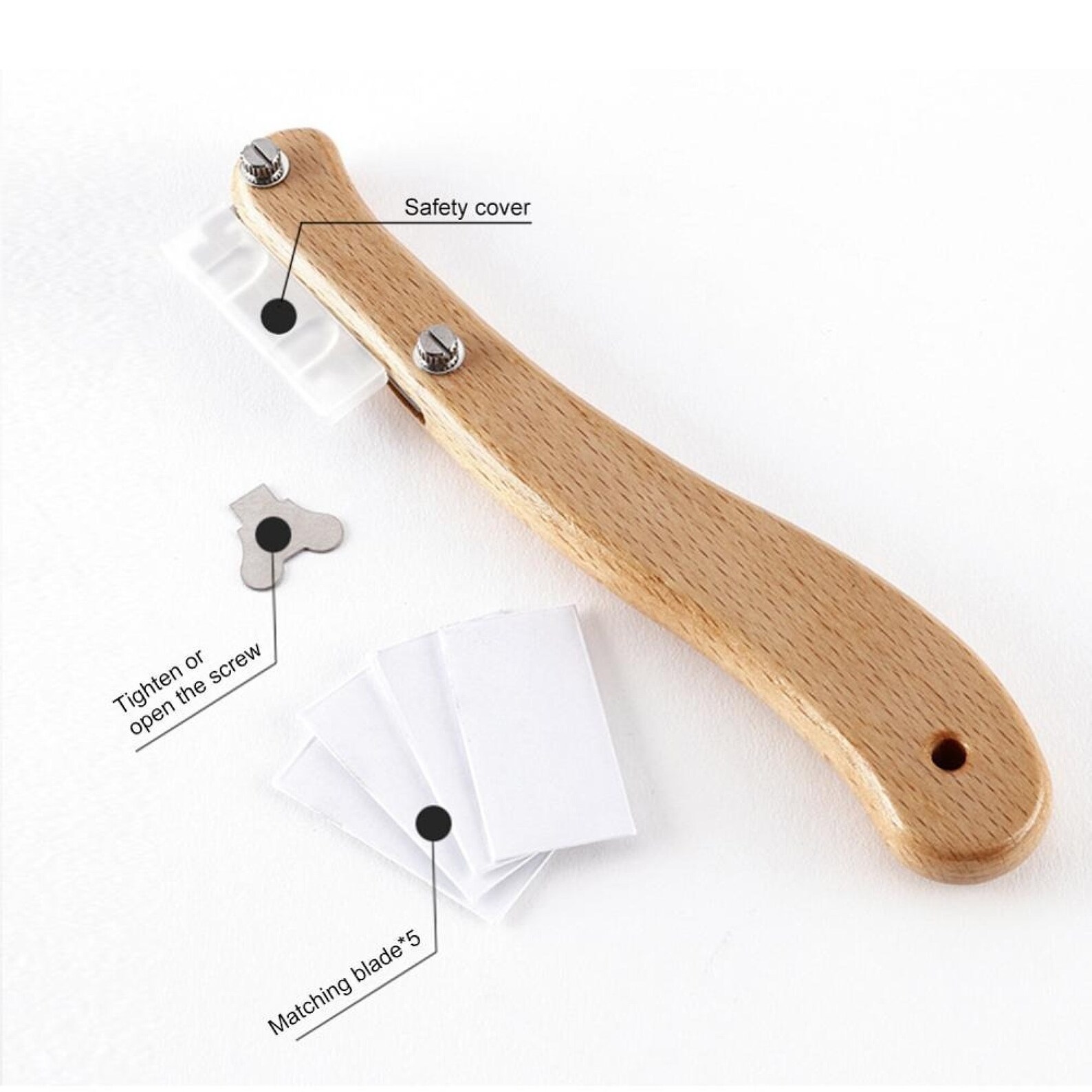 Wooden Bread Lame Kitchen Tools stainless steel Scraper Bread Etsy