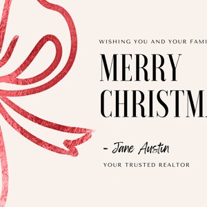Makler-Feiertags-Postkarte | Frohe Weihnachten | Immobilien Postkarte | Weihnachtsgrüße | Winter Postkarte | Maklermarketing | Bleizucht