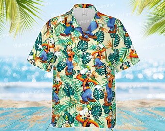 Goofy Hawaiian Shirt, Swim Trunk With Goofy, Disney Trip Summer Hawaiian Shirt, Disney Bathing Suit, Family Trip Hawaiian Outfits.