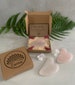 Rose Quartz Gua Sha Crystal Scraper Face Facial Beauty Body Massage Sculpting Tool Comes Gift Boxed with Properties and Card 