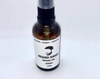 Organic, Natural Beard Oil Gift set, 50ml Beard Oil Gift set for Men, Vegan Beard Oil Handmade Beard Oil, Beard Growth Serum Gift Box