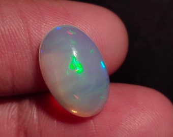 Opal Cabochon 11X9X7 MM Opal Opal Gemstone AA Grade Opal Opal Jewelry Natural Ethiopian Opal Welo Opal Oval Shape Opal White Opal