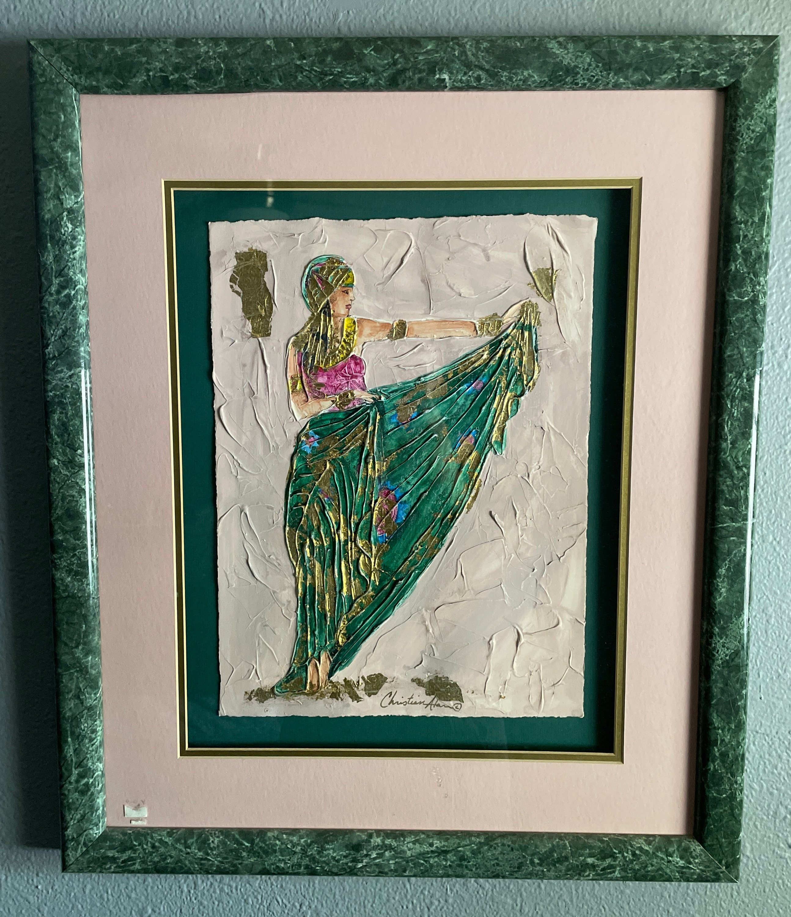 Christian Alan 1991 original Art mixed media Etsy