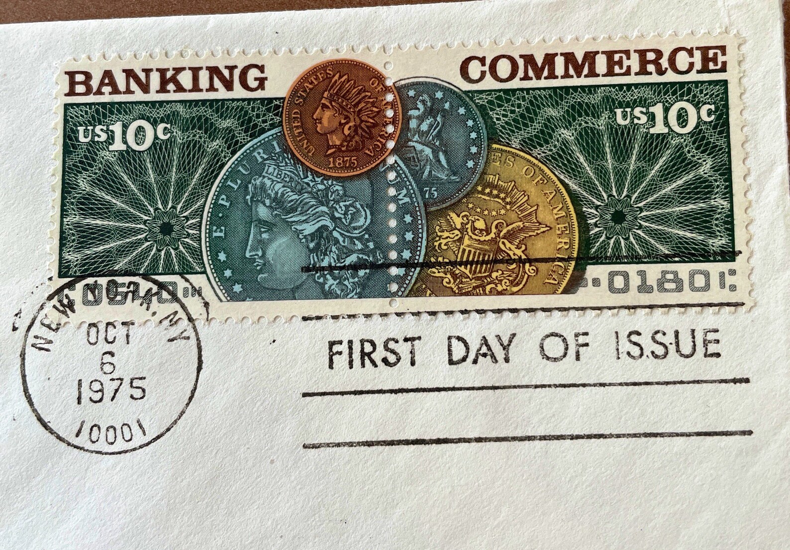 First day issue banking and commerce stamps from October 6 Etsy